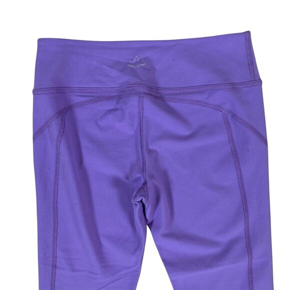 Beyond Yoga Purple Cropped Leggings Medium Womens Athleisure Workout - Picture 5 of 6
